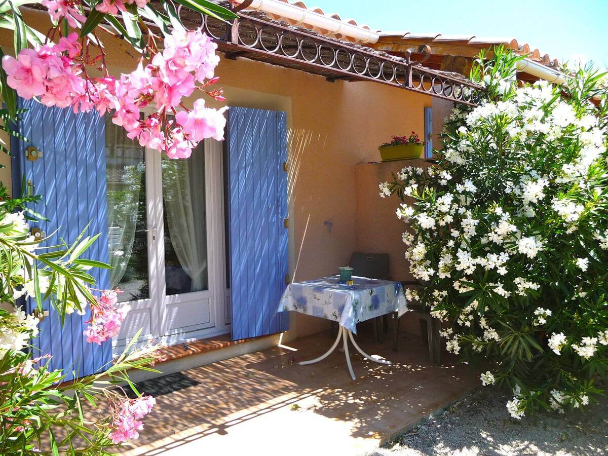 Terrasse privative d'une chambre d'hôtes