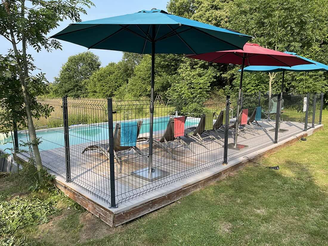 Piscine de la maison d'hôtes à vendre en Corrèze