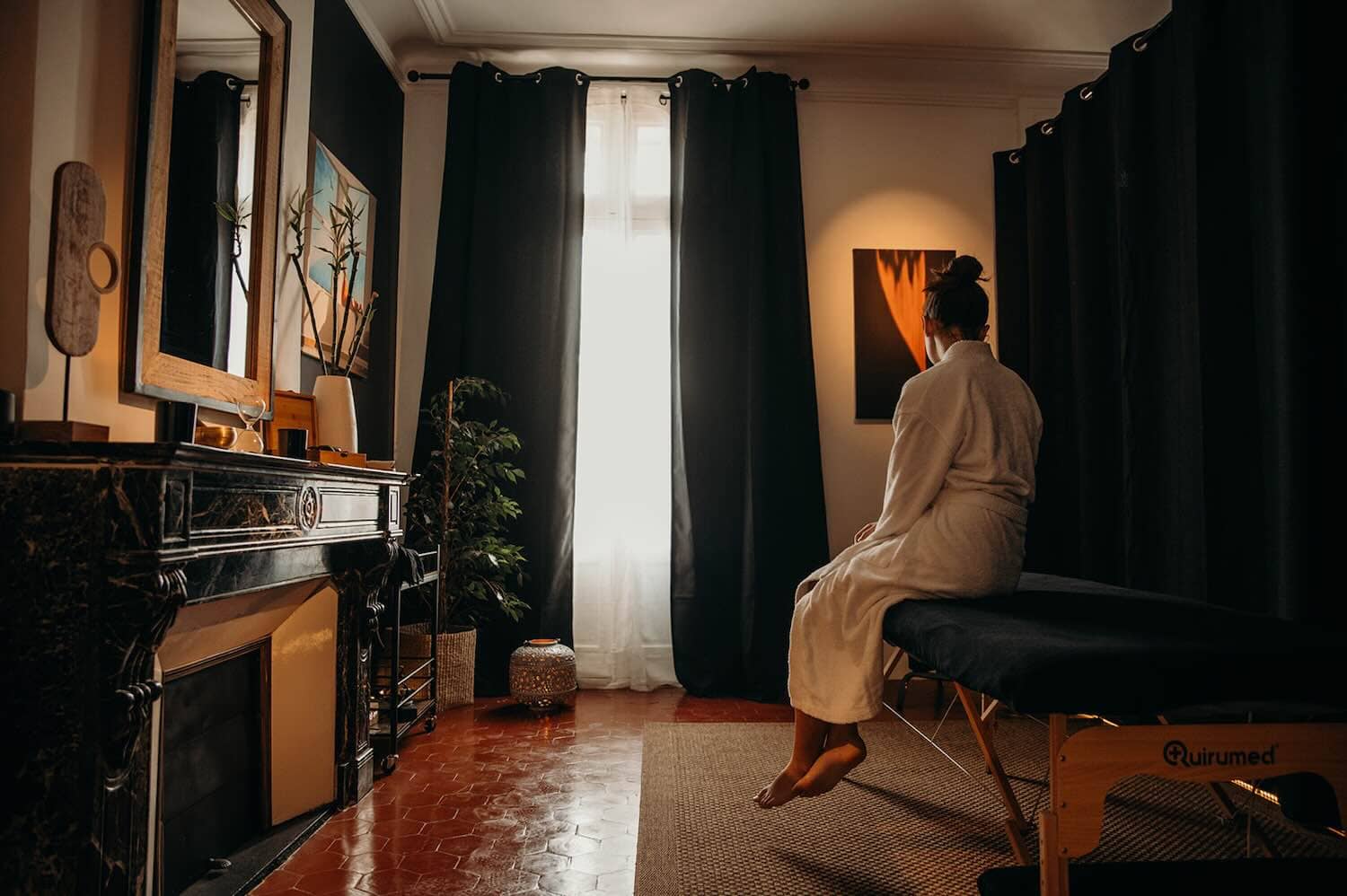 Salle de massage de la maison d'hôtes