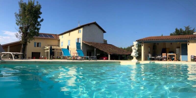 Maison d’hôtes avec gîte indépendant à vendre à Marcollin en Isère, à 11 km du Palais Idéal du Facteur Cheval